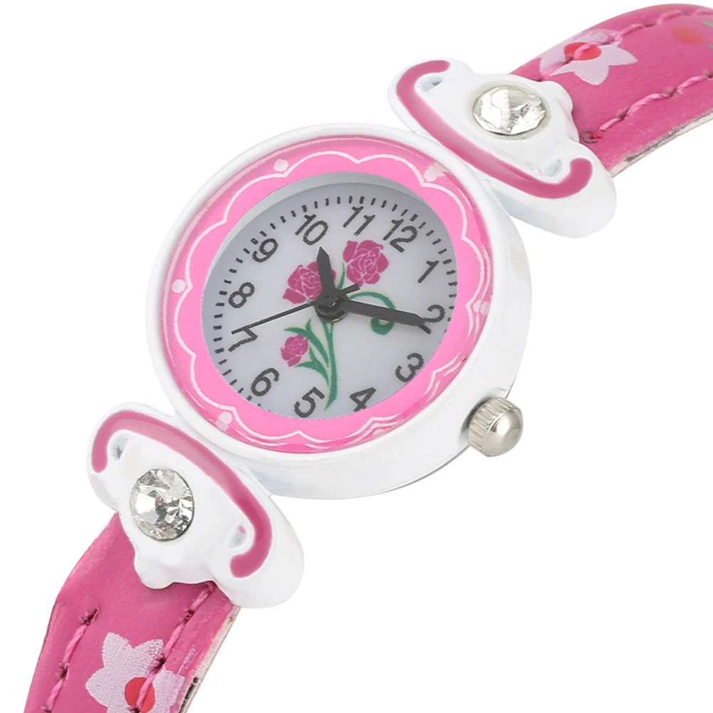Kids Watches Special Flower Pattern Dial Watch Lovely Diamond-encrusted PU Leather Strap Arabic Numerals Dial Quartz Wrist Watch
Kids Watches Special Flower Pattern Dial Watch Lovely Diamond-encrusted PU Leather Strap Arabic Numerals Dial Quartz Wrist Watch
