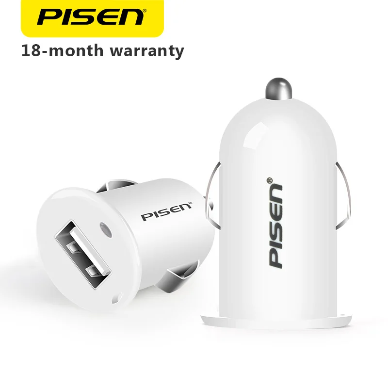 Pisen Car-Charger Mini USB Car Charger for Mobile Phone with Built-in Intelligent Protection System for Phones and Tablets
Pisen Car-Charger Mini USB Car Charger for Mobile Phone with Built-in Intelligent Protection System for Phones and Tablets