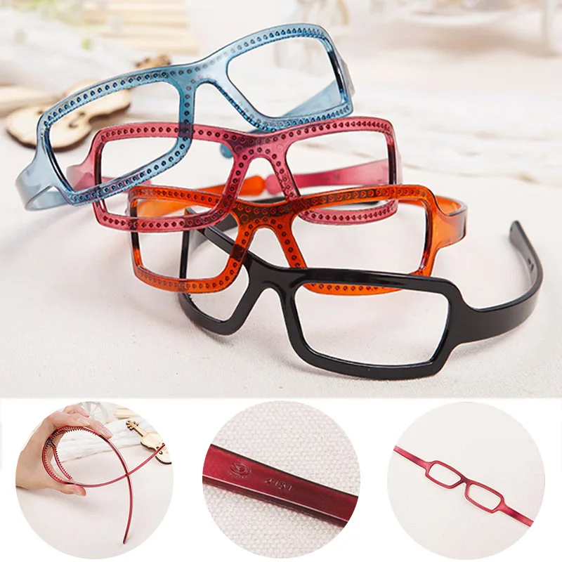 New Fashion Glasses Shape Hairbands For Women Solid Color Headband Hair Hoop Vintage Novelty Girls Hair Accessories
New Fashion Glasses Shape Hairbands For Women Solid Color Headband Hair Hoop Vintage Novelty Girls Hair Accessories