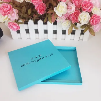 Personalized name and date Pink blue invitation card laser cut boxes for wedding 
Personalized name and date Pink blue invitation card laser cut boxes for wedding