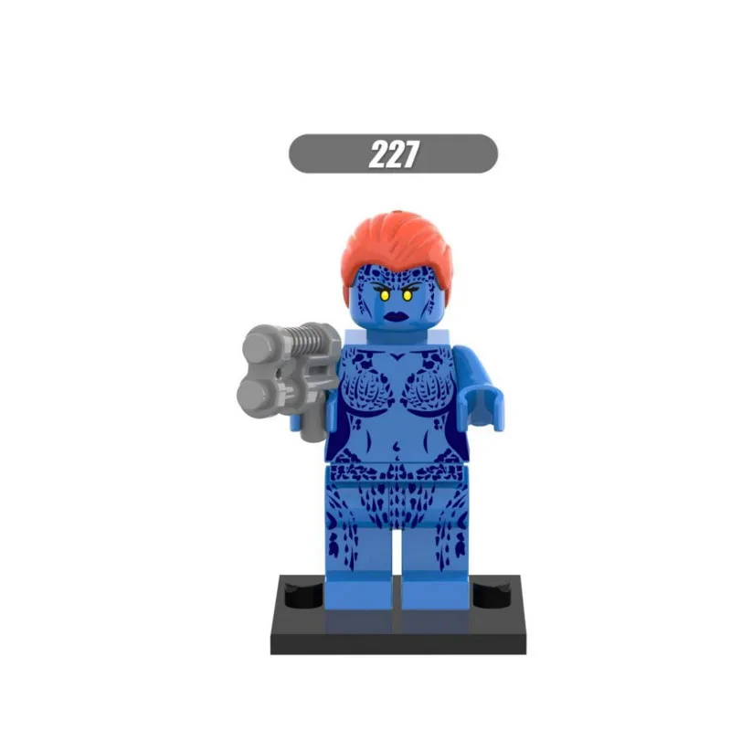 Single Sale Super Heroes Star Wars 227 Mystique Model Mini Building Blocks Figure Bricks Toy kids gift Compatible Legoed Ninjaed
Single Sale Super Heroes Star Wars 227 Mystique Model Mini Building Blocks Figure Bricks Toy kids gift Compatible Legoed Ninjaed