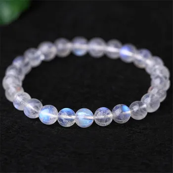 6mm 7mm 8mm Healing Crystal Round Bead Bracelets For Women Lady Stretch Genuine Rainbow Lights Natural Moonstone Bracelet
6mm 7mm 8mm Healing Crystal Round Bead Bracelets For Women Lady Stretch Genuine Rainbow Lights Natural Moonstone Bracelet