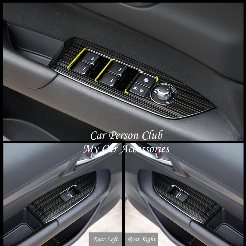 For Mazda CX-5 LHD 2017 2018 Interior Door Armrest Window Switch Frame Sequin Cover Trim Stainless Steel Car-Styling Accessories
For Mazda CX-5 LHD 2017 2018 Interior Door Armrest Window Switch Frame Sequin Cover Trim Stainless Steel Car-Styling Accessories