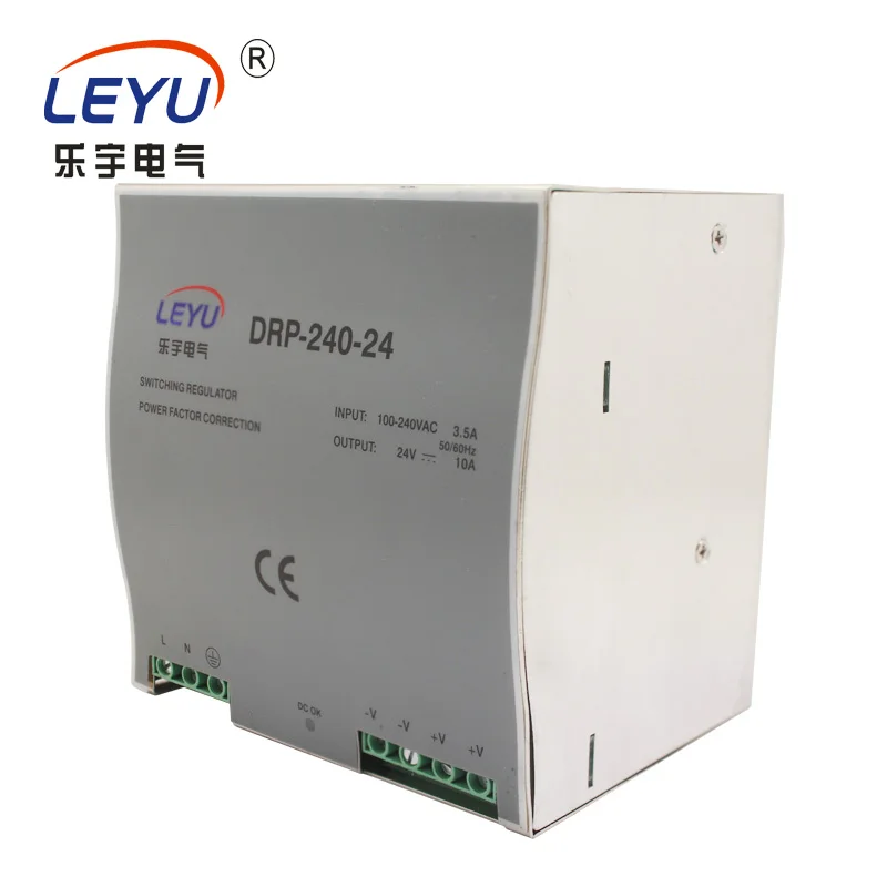 DRP-240-24 240W 24V 10A одиночный выход импульсный источник питания din-рейка источник питания для промышленного оборудования
DRP-240-24 240W 24V 10A одиночный выход импульсный источник питания din-рейка источник питания для промышленного оборудования
