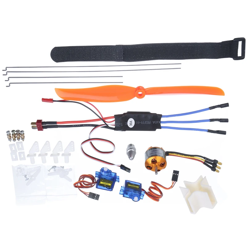 Fixing wing model aircraft parts power set XXD 1400KV brushless motor + 30A ESC +9g Servo + 8060 propeller kit Low speed suit
Fixing wing model aircraft parts power set XXD 1400KV brushless motor + 30A ESC +9g Servo + 8060 propeller kit Low speed suit