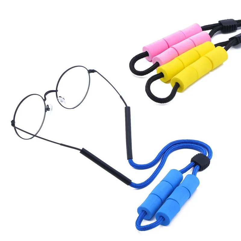 

1Pc Floating Sunglass Strap Adjustable Retainer Safety Eyeglass Glasses Chain For Water Sports Rafting Drift Glasses Holder Rope