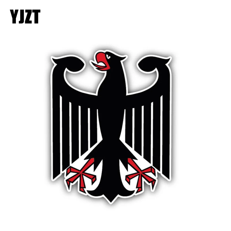 YJZT 10CM*12.8CM Car Accessories Bundesadler Germany Coat Of Arms Decal Car Sticker 6-1482
YJZT 10CM*12.8CM Car Accessories Bundesadler Germany Coat Of Arms Decal Car Sticker 6-1482
