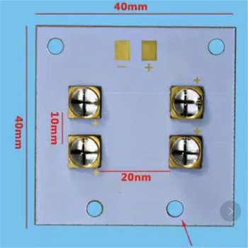 UV-LED module for 3D printer 40 watts LED UV violet 6565 365-370nm 380-385nm 395-400nm 400-405nm 40*40mm series connection
UV-LED module for 3D printer 40 watts LED UV violet 6565 365-370nm 380-385nm 395-400nm 400-405nm 40*40mm series connection