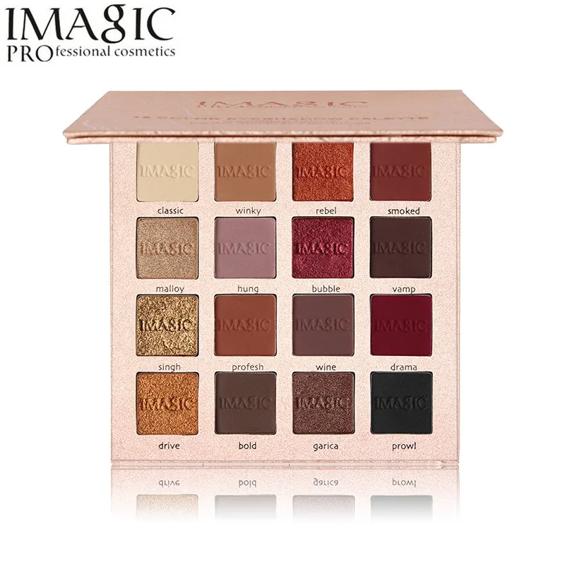 Professional Cosmetic Brand Imagic Make Up 16 Colors Shimmer Eyeshadow Makeup Palette Glitter & Matte Eye Shadow Powder Texture
Professional Cosmetic Brand Imagic Make Up 16 Colors Shimmer Eyeshadow Makeup Palette Glitter & Matte Eye Shadow Powder Texture