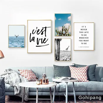 Gohipang Nordic Landscape Decoration Whale Giraffe Phrase Canvas Painting Posters And Prints Living Room Wall Art Picture Home
Gohipang Nordic Landscape Decoration Whale Giraffe Phrase Canvas Painting Posters And Prints Living Room Wall Art Picture Home