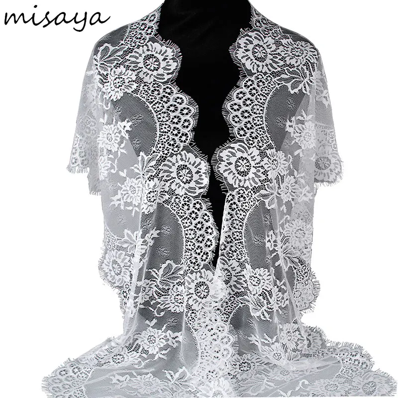 Misaya 3Yards/lot Stripe Eyelashes Lace Trim Big Flower 2 Colors Lace Fabric Handmade DIY Clothes Accessories Width 35CM
Misaya 3Yards/lot Stripe Eyelashes Lace Trim Big Flower 2 Colors Lace Fabric Handmade DIY Clothes Accessories Width 35CM
