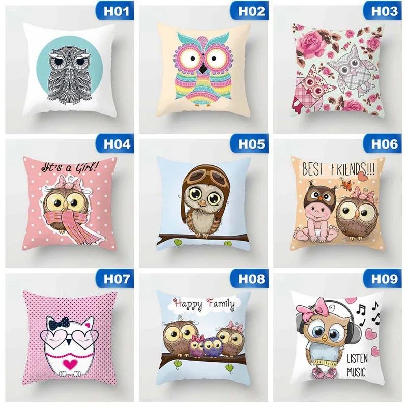 Cute Cartoon Owl Animal Print Pillow Case Room Home Office Sofa Car Decorative Cushion Covers Lovely Owl Throw Pillow Case
Cute Cartoon Owl Animal Print Pillow Case Room Home Office Sofa Car Decorative Cushion Covers Lovely Owl Throw Pillow Case
