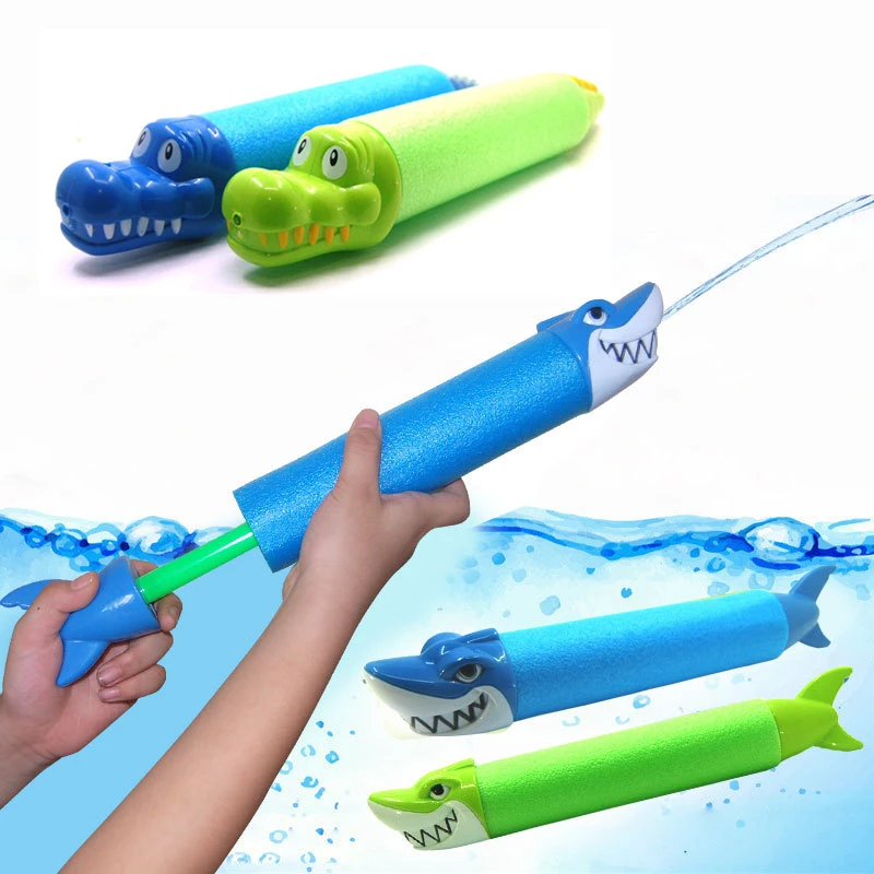 Summer Animal Head Water Guns Kids Toys Pistol Blaster Outdoor Games Swimming Pool Shark Crocodile Squirter Toys For Children
Summer Animal Head Water Guns Kids Toys Pistol Blaster Outdoor Games Swimming Pool Shark Crocodile Squirter Toys For Children