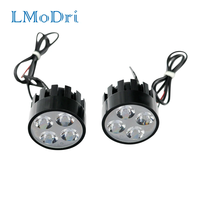 LMoDri 1 Pair Motorcycle Led Headlight Headlamp 12 V LED Driving Fog Spot Head Light Spotlight Lamp Motorbike LED Decorative Lam
LMoDri 1 Pair Motorcycle Led Headlight Headlamp 12 V LED Driving Fog Spot Head Light Spotlight Lamp Motorbike LED Decorative Lam