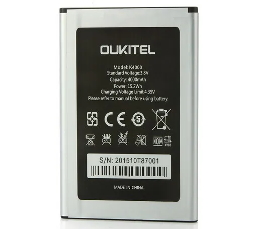 Новая батарея Oukitel K4000 оригинал высокое качество 4600mAh Замена для смартфона |