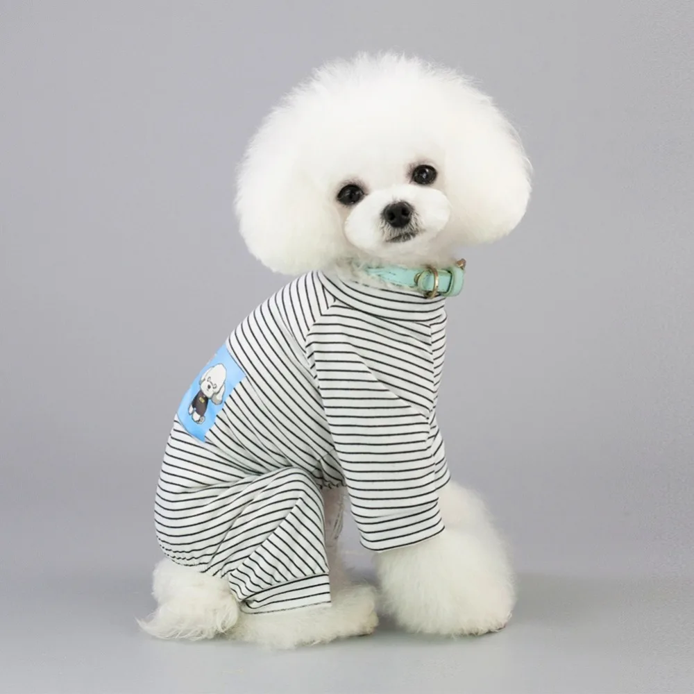 Spring Summer Pet Clothes Set Leisure 4 Legs Apparel-Stripes Top & Pure Color Long Pant
Spring Summer Pet Clothes Set Leisure 4 Legs Apparel-Stripes Top & Pure Color Long Pant