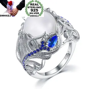 OMHXZJ Wholesale European Fashion Woman Man Party Wedding Gift White Blue Moonstone AAA Zircon S925 Sterling Silver Ring RR299
OMHXZJ Wholesale European Fashion Woman Man Party Wedding Gift White Blue Moonstone AAA Zircon S925 Sterling Silver Ring RR299