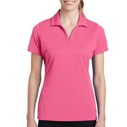 Sport-Tek LST640 Ladies PosiCharge Racer Mesh Polo Bright Pink - 3XL (1)