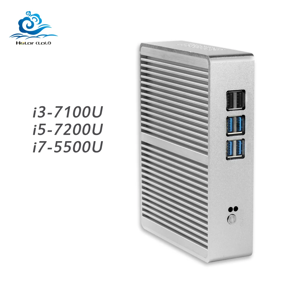 Fanless Core i5 7200U i3 7100U 4K Mini PC Windows 10 HDMI VGA WIFI USB DDR3L mini HTPC mini computer Linux TV box windows pc
Fanless Core i5 7200U i3 7100U 4K Mini PC Windows 10 HDMI VGA WIFI USB DDR3L mini HTPC mini computer Linux TV box windows pc