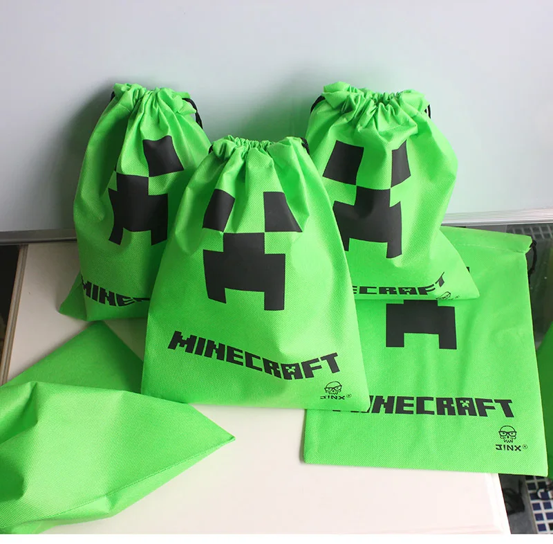 Free DHL 100pcs MC bag creeper gift Draw String Bag Gift *Good Quality* 23cm x 30cm in stock |