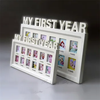 1Pcs Fashion Baby's First Year wooden Picture Frame Children's growth record First birthday gift Hanging Decorative Photo Frame
1Pcs Fashion Baby's First Year wooden Picture Frame Children's growth record First birthday gift Hanging Decorative Photo Frame