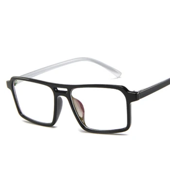 Fashion Square Black White Glasses frame for men women fake transparent eyeglasses Prescription Spectacles clear lens no degree
Fashion Square Black White Glasses frame for men women fake transparent eyeglasses Prescription Spectacles clear lens no degree