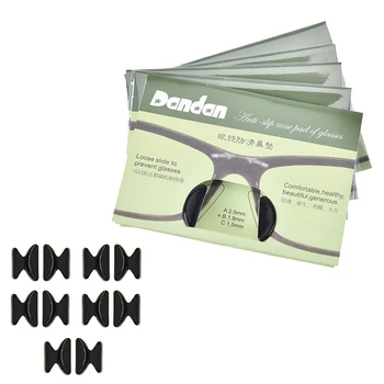 5Pairs Silicone Anti Slip Nose Pads Eyeglasses Sunglass Glass Spectackles Braces Supports Black/White Color
5Pairs Silicone Anti Slip Nose Pads Eyeglasses Sunglass Glass Spectackles Braces Supports Black/White Color