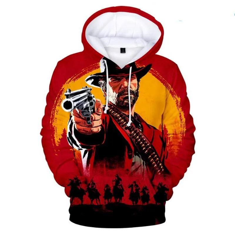New Game Red Dead Redemption 2 Hooded sweater 3D Print Cosplay Costume Unisex Adult Children Hoodies Sweatshirts
New Game Red Dead Redemption 2 Hooded sweater 3D Print Cosplay Costume Unisex Adult Children Hoodies Sweatshirts