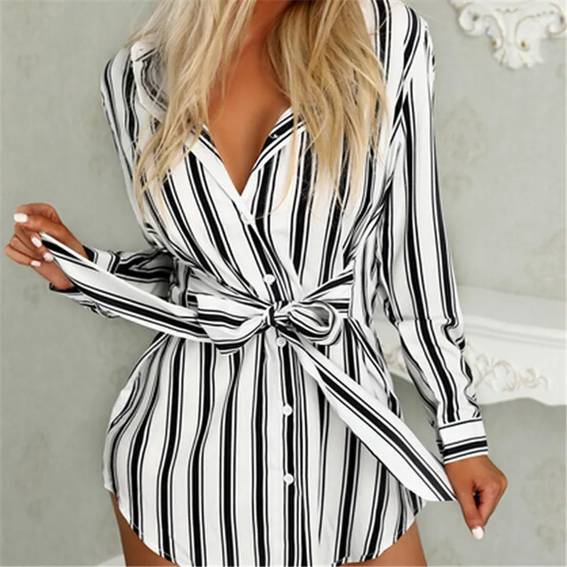 Womens Striped Long Tops Tunic Boho Ladies Summer Long Sleeve Sexy Lapel V-neck Shirt Casual Beach Holiday Casual Loose Blouse
Womens Striped Long Tops Tunic Boho Ladies Summer Long Sleeve Sexy Lapel V-neck Shirt Casual Beach Holiday Casual Loose Blouse