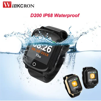 D200 IP68 Waterproof Smart Watch Elderly Heart monitor With fall-down alarm Anti-lost Gps+Lbs+Wifi Tracking for iOS Android
D200 IP68 Waterproof Smart Watch Elderly Heart monitor With fall-down alarm Anti-lost Gps+Lbs+Wifi Tracking for iOS Android