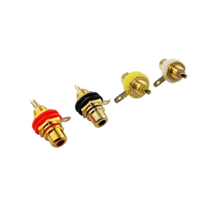 20PCS High-quality gold-plated RCA Female Chassis Panel Mount Jack Socket Connector 24K Gold Plated US
20PCS High-quality gold-plated RCA Female Chassis Panel Mount Jack Socket Connector 24K Gold Plated US