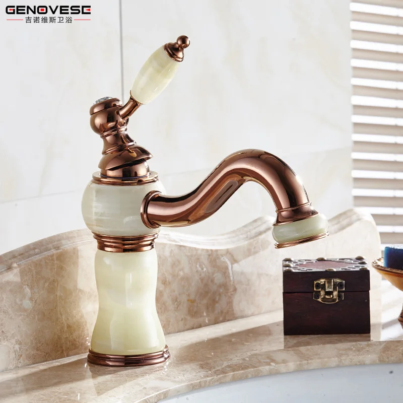 Jade faucet basin hot and cold water Continental basin antique rose the goldwater bibcock all copper lavatory faucet
Jade faucet basin hot and cold water Continental basin antique rose the goldwater bibcock all copper lavatory faucet