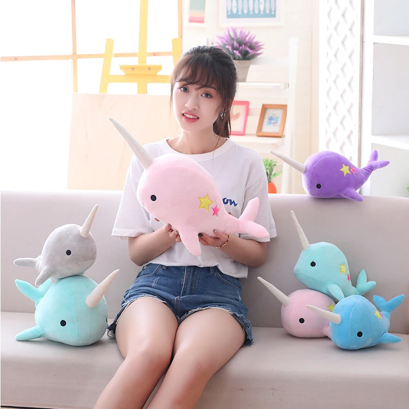 Kawaii Narwhal Plush Toys Cute Stuffed Fish Doll Cartoon Whale Pillow Kids Toys Christmas Birthday Gift For Children Girlfriend
Kawaii Narwhal Plush Toys Cute Stuffed Fish Doll Cartoon Whale Pillow Kids Toys Christmas Birthday Gift For Children Girlfriend