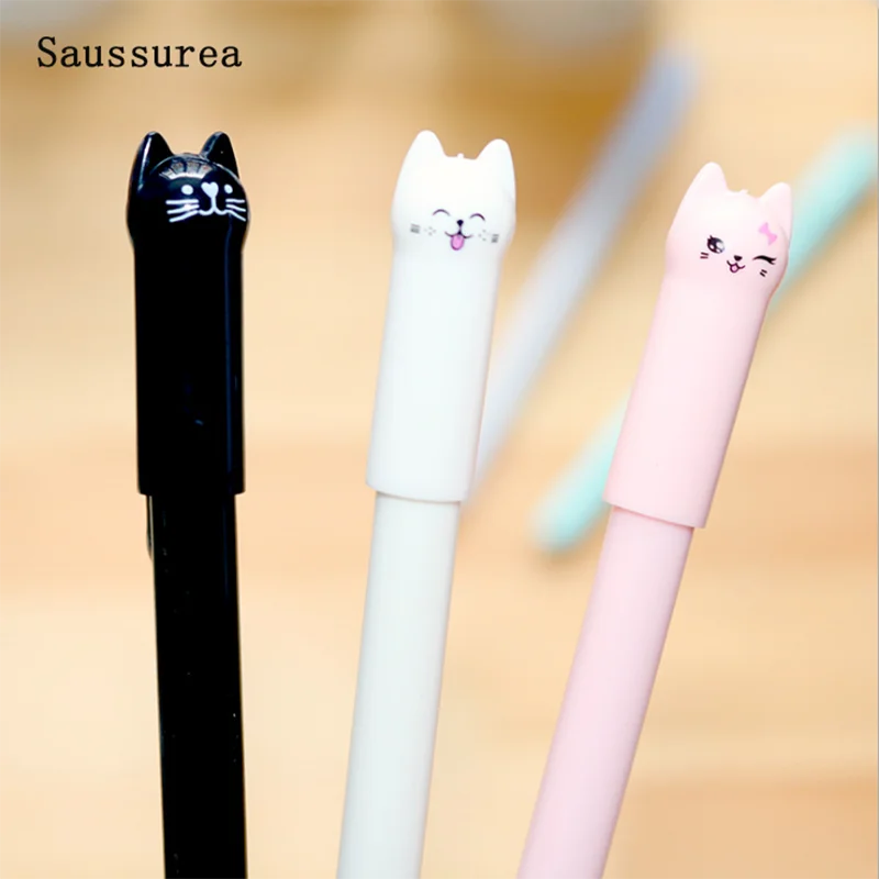 2pc Cute Cat Gel Pen Creative Student Writing Office Pen Kawaii School Supplies Korean Stationery Pen Black Ink 0.5mm Pilot Pen
2pc Cute Cat Gel Pen Creative Student Writing Office Pen Kawaii School Supplies Korean Stationery Pen Black Ink 0.5mm Pilot Pen