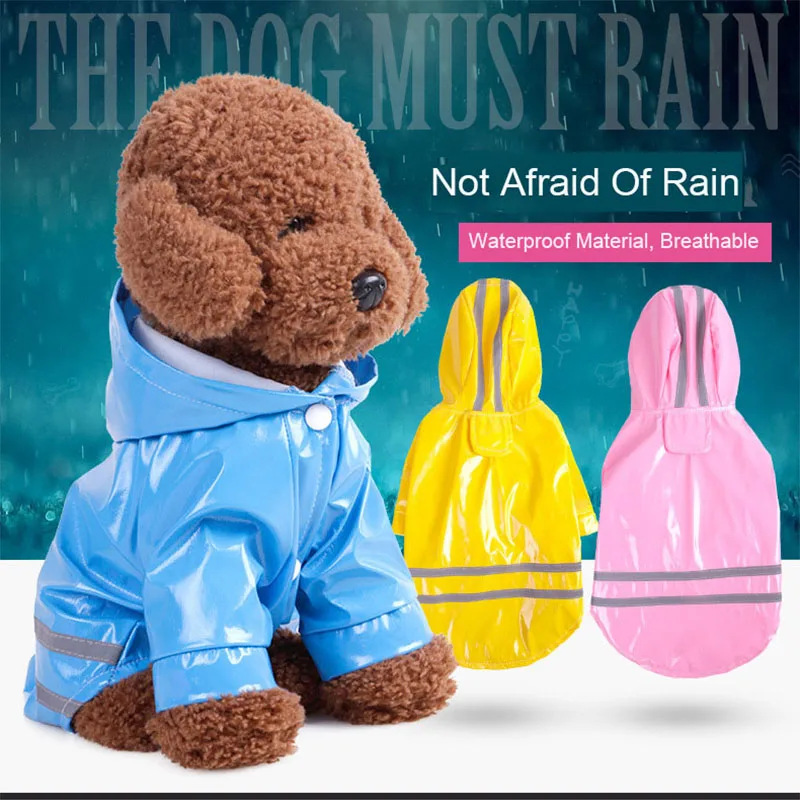 Pet Dog Raincoat Outdoor Solid Hooded Clothes For Small Medium Puppy Waterproof Solid Dog Raincoat Puppy Dog Jacket
Pet Dog Raincoat Outdoor Solid Hooded Clothes For Small Medium Puppy Waterproof Solid Dog Raincoat Puppy Dog Jacket