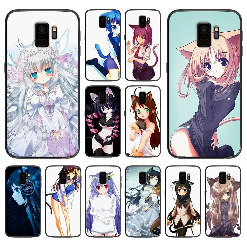 Cute blue big eyes anime girl for Samsung Galaxy A5 A6 A7 A8 A9 2017 2018 2019 Plus M10 M20 M30 Soft silicone black phone case
Cute blue big eyes anime girl for Samsung Galaxy A5 A6 A7 A8 A9 2017 2018 2019 Plus M10 M20 M30 Soft silicone black phone case