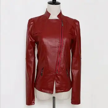 Leather Jacket 2018 Women's New Year Design PU Jacket Stand Collar Zip Leather Jacket Women's Jacket
Leather Jacket 2018 Women's New Year Design PU Jacket Stand Collar Zip Leather Jacket Women's Jacket