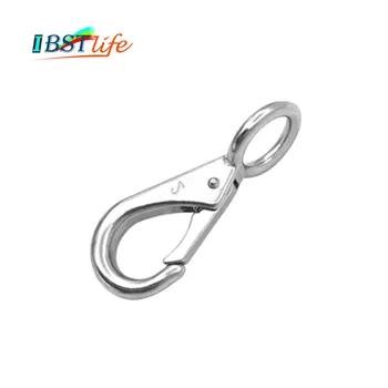 IBST LIFE Marine Grade 316 Rigid Loaded Fixed Eye Spring Clip Snap Hook Carabiner Marine Hardware Accessories for Boats Sailing
IBST LIFE Marine Grade 316 Rigid Loaded Fixed Eye Spring Clip Snap Hook Carabiner Marine Hardware Accessories for Boats Sailing