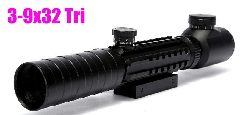 Hunting Optics 3-9X32EG Red Green Crosshair Tactical Gun Assault Rifle Scope Airsoft Shooting Riflescope With Tri railed Mount
Hunting Optics 3-9X32EG Red Green Crosshair Tactical Gun Assault Rifle Scope Airsoft Shooting Riflescope With Tri railed Mount