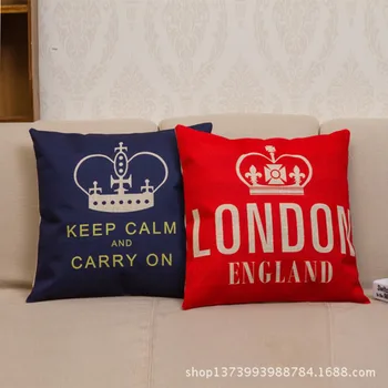 Zakka 1Pcs Cute Cartoon British crown sofa cotton linen pillow cover/car cushion cover/home gifts/home decoration/42cm*42cm
Zakka 1Pcs Cute Cartoon British crown sofa cotton linen pillow cover/car cushion cover/home gifts/home decoration/42cm*42cm