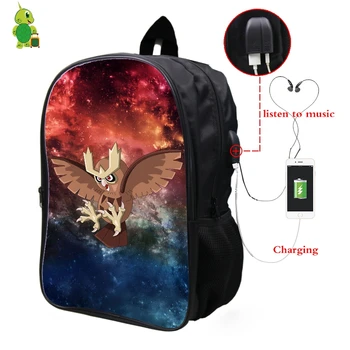 Pokemon Noctowl Galaxy Space Backpack Multifunction USB Charge Headphone Jack Laptop Backpack for Teens Men Women School Bags
Pokemon Noctowl Galaxy Space Backpack Multifunction USB Charge Headphone Jack Laptop Backpack for Teens Men Women School Bags