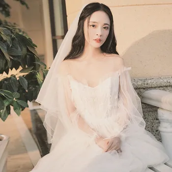 Lovely Princess Style Layer Ruffles Tulle Wedding Dress 2019 Illusion Mesh Long Sleeve Lace Applique Bridal Gown Hochzeitskleid
Lovely Princess Style Layer Ruffles Tulle Wedding Dress 2019 Illusion Mesh Long Sleeve Lace Applique Bridal Gown Hochzeitskleid