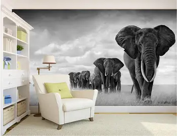 3d wallpaper custom photo non-woven mural Black and white elephants walking background painting room wallpaper for walls 3d
3d wallpaper custom photo non-woven mural Black and white elephants walking background painting room wallpaper for walls 3d