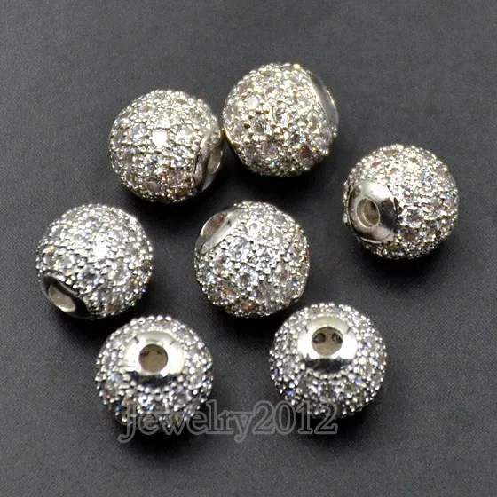 08 Clear Zircon on Silver