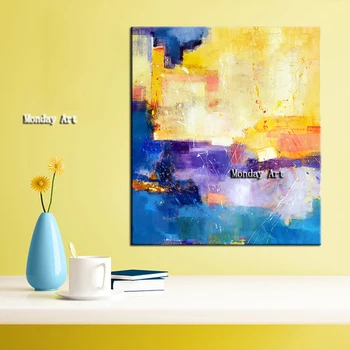 Best Art Hand painted canvas oil painting wall art abstract paintings for living room wall laminas de cuadros pared decorativas
Best Art Hand painted canvas oil painting wall art abstract paintings for living room wall laminas de cuadros pared decorativas