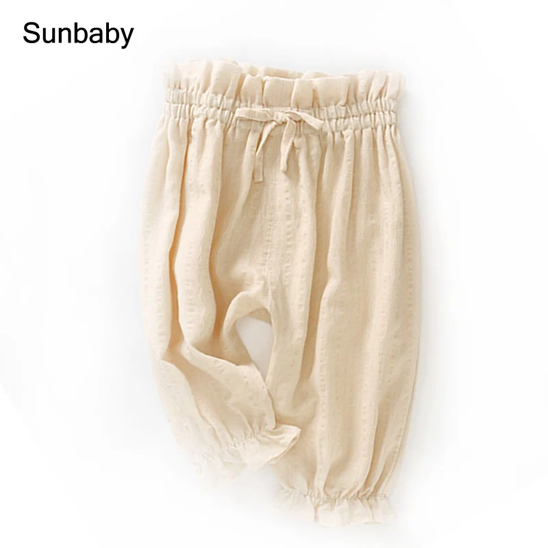 New summer kids pants Cotton loose-fitting straight leg lightweight mosquito pants girls pants I04010
New summer kids pants Cotton loose-fitting straight leg lightweight mosquito pants girls pants I04010