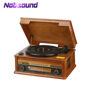 HiFi Record Player Retro Vinyl Turntable Wood Stereo System, Bluetooth 4.0, AM/FM Radio, CD, USB for MP3, Vinyl-to-MP3 Recording
HiFi Record Player Retro Vinyl Turntable Wood Stereo System, Bluetooth 4.0, AM/FM Radio, CD, USB for MP3, Vinyl-to-MP3 Recording
