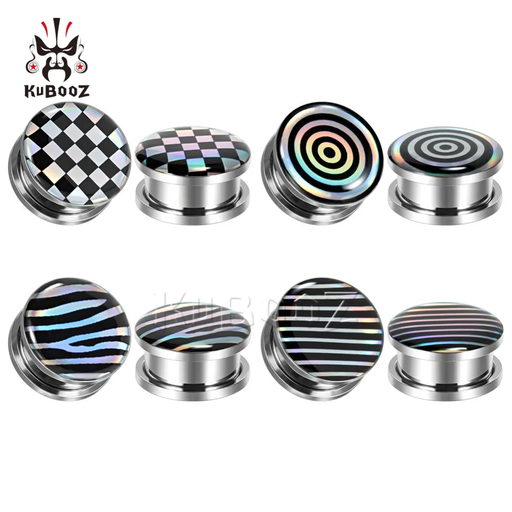 Kubooz Ear Plugs Tunnels Set Piercing Body Jewelry Expander Studs Picture Logo Gauges Extender Plugs Earrings Jewelry For Gift
Kubooz Ear Plugs Tunnels Set Piercing Body Jewelry Expander Studs Picture Logo Gauges Extender Plugs Earrings Jewelry For Gift