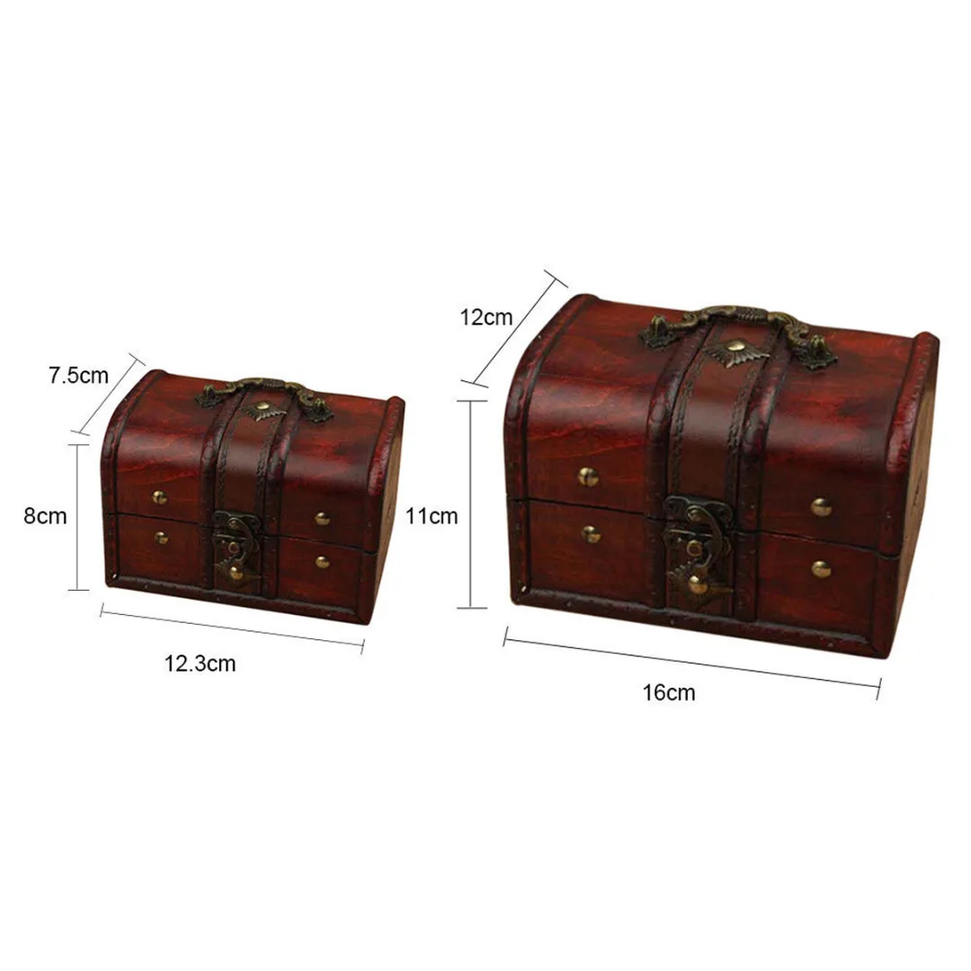 Mayitr 2Pcs Vintage Wooden Case Jewelry Storage Box Small Treasure Chest Wood Crate Case For Home Craft Holder
Mayitr 2Pcs Vintage Wooden Case Jewelry Storage Box Small Treasure Chest Wood Crate Case For Home Craft Holder