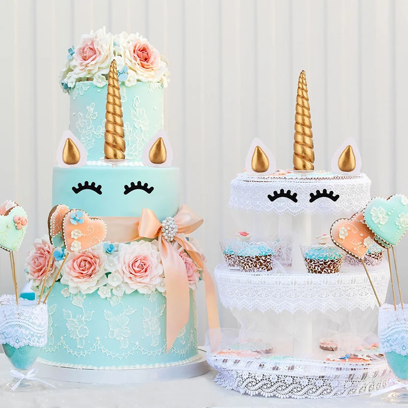 Unicorn Cake Toppers Unicorn Horn Ears Cake Decorations Cupcake Toppers Baby Shower Birthday Party Decorations Baking Tools
Unicorn Cake Toppers Unicorn Horn Ears Cake Decorations Cupcake Toppers Baby Shower Birthday Party Decorations Baking Tools